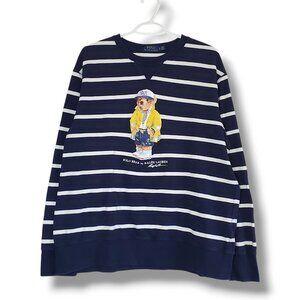 Polo Ralph Lauren CP-93 Sailor Bear Long Sleeve Blue Size XL